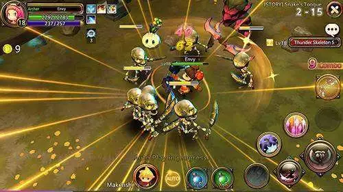 Gameplay screenshot from arcane dragons for Android