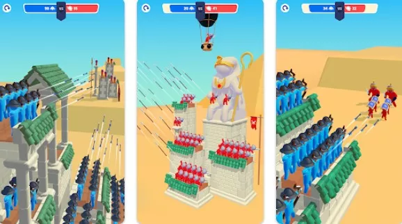 Gameplay screenshot from archery bastions castle war for Android