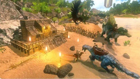 Gameplay screenshot from ark survival evolved for Android