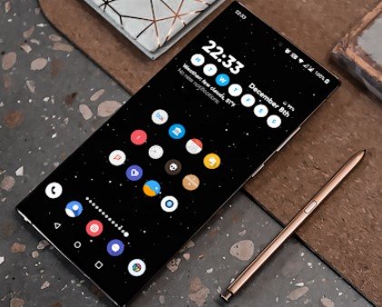 Gameplay screenshot from artemis icon pack for Android
