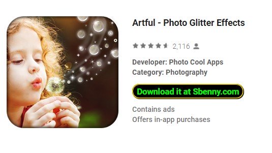artful photo glitter effects