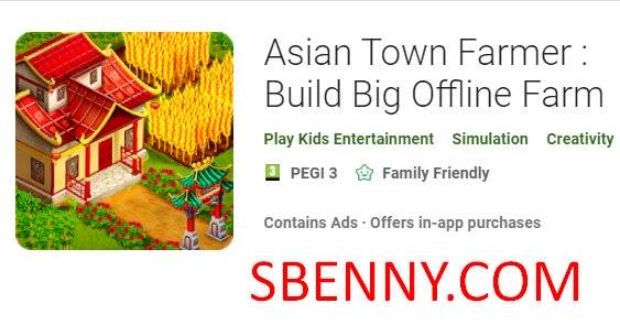  Asian Town Farmer : Build Big Offline Farm