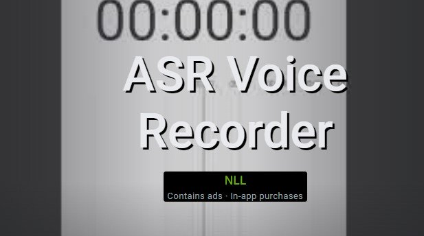  ASR Voice Recorder