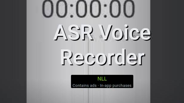  ASR Voice Recorder