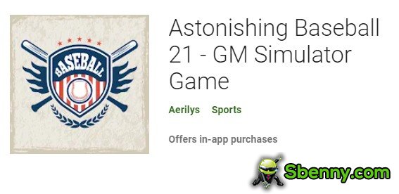 astonishing baseball 21 gm simulator game