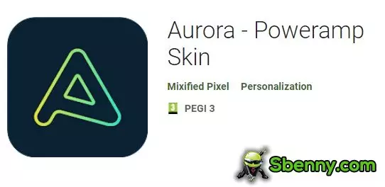 aurora poweramp skin