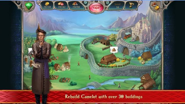 Gameplay screenshot from avalon legends solitaire 2 for Android