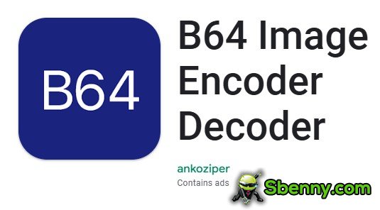 b64 image encoder decoder