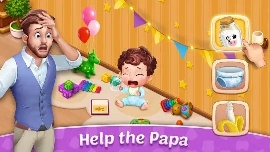 Gameplay screenshot from baby manor for Android