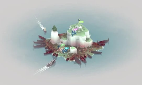 Gameplay screenshot from bad north jotunn edition for Android