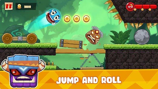 Gameplay screenshot from ball s journey 6 red bounce for Android