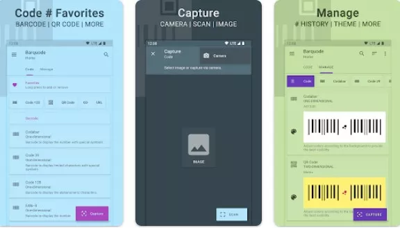 Gameplay screenshot from barquode matrix manager for Android