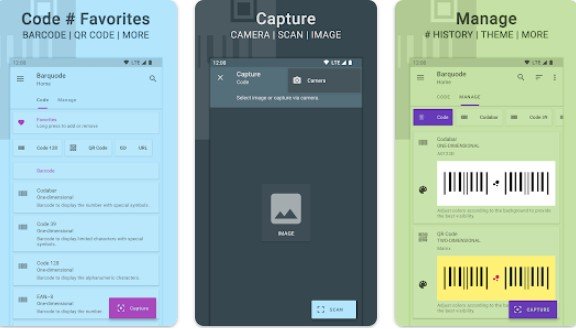 Gameplay screenshot from barquode matrix manager for Android