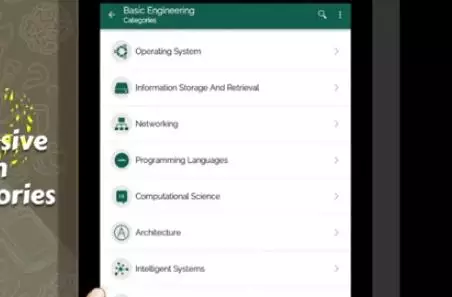 Gameplay screenshot from basic engineering dictionary for Android