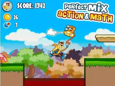 Gameplay screenshot from basic math games for kids addition subtraction for Android