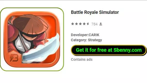  Battle Royale Simulator