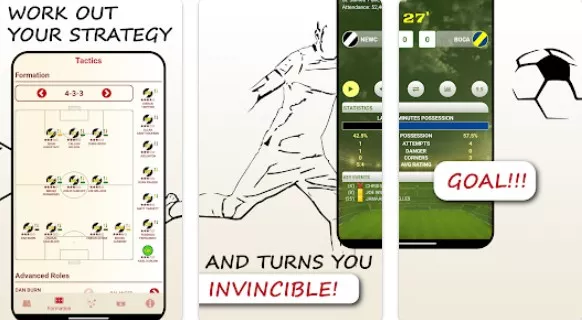 Gameplay screenshot from be the manager 2023 soccer for Android