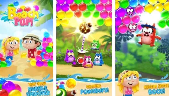  Beach Pop - Beach Bubble Shooter Games