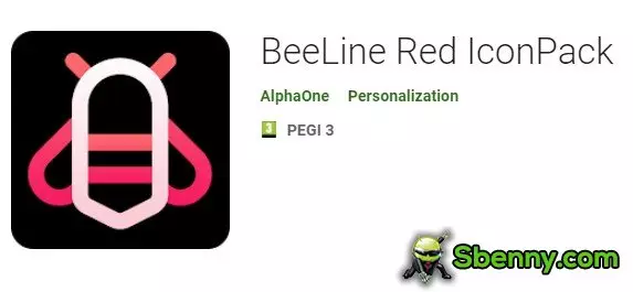 beeline red iconpack