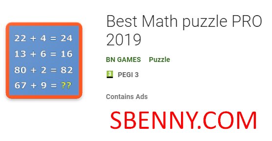  Best Math puzzle PRO 2019