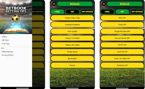 Gameplay screenshot from betbook betting tips for Android