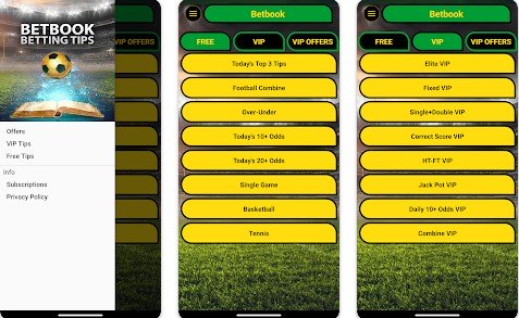 Gameplay screenshot from betbook betting tips for Android