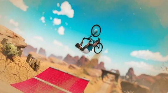 Gameplay screenshot from bicycle stunts bmx bike games for Android
