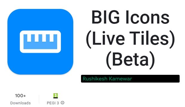  BIG Icons (Live Tiles) (Beta)