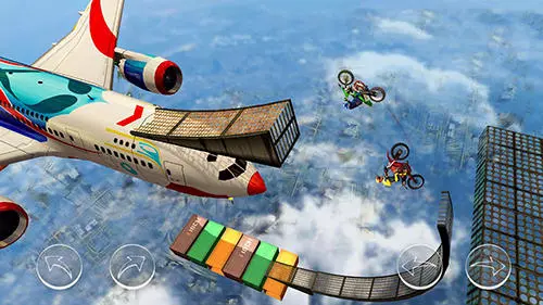 Gameplay screenshot from bike stunt master for Android