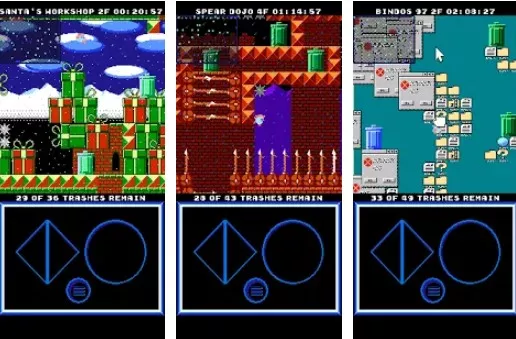 Gameplay screenshot from binky s trash service for Android