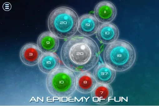 Gameplay screenshot from biotix phage genesis for Android