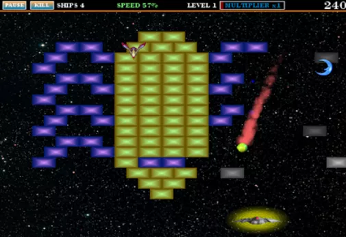 Gameplay screenshot from bird bricks breakout for Android