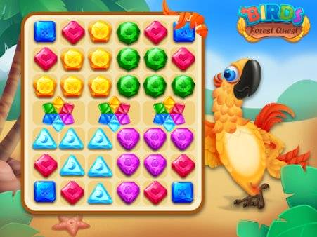 Gameplay screenshot from birds forest quest for Android