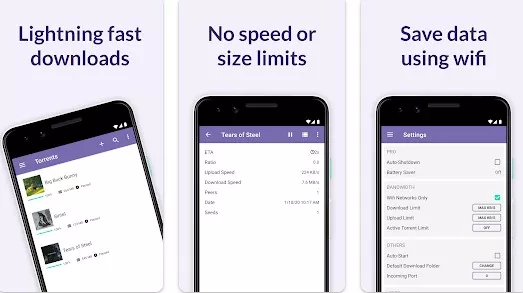 Gameplay screenshot from bittorrent pro torrent app for Android