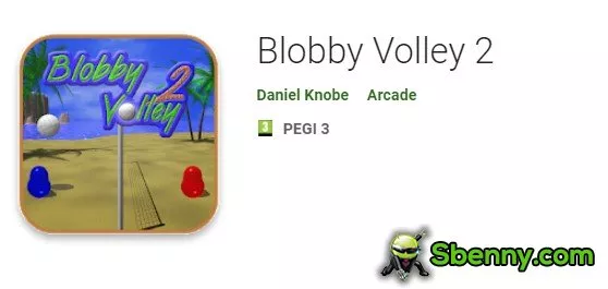 Gameplay screenshot from blobby volley for Android