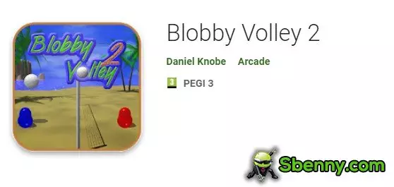 Gameplay screenshot from blobby volley for Android