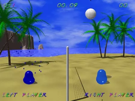 Gameplay screenshot from blobby volley 2 for Android