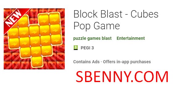  Block Blast - Cubes Pop Game