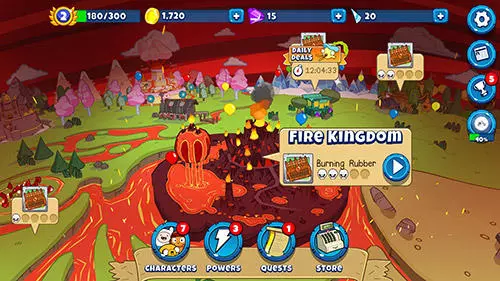 Gameplay screenshot from Bloons Adventure Time TD for Android