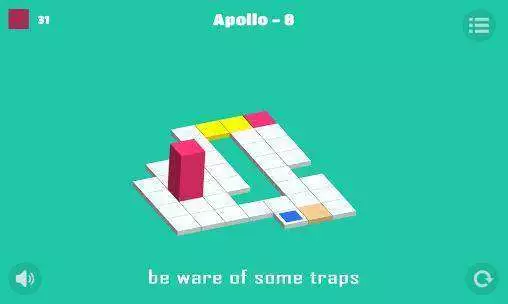 Gameplay screenshot from bloxorz block and hole for Android