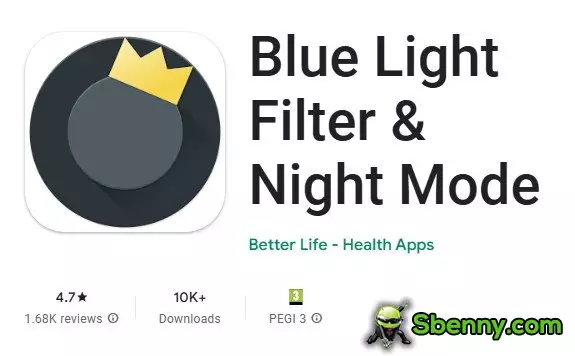 blue light filter and night mode