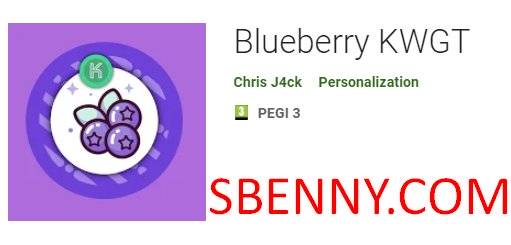 blueberry kwgt