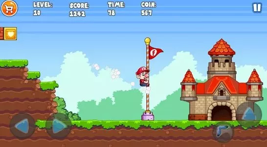 Gameplay screenshot from bob s world 2 super jungle adventure for Android