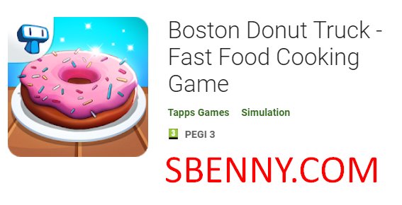  Boston Donut Truck - Fast Food Cooking Game