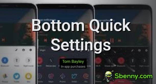  Bottom Quick Settings