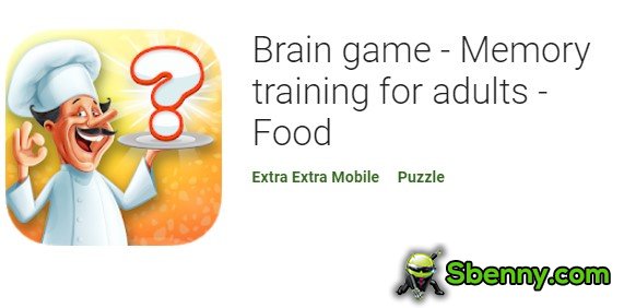  Brain game - Memory training for adults - Food APK