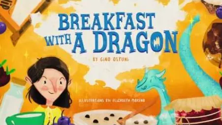 breakfast with a dragon story tale kids book game