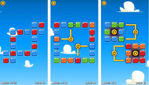 Gameplay screenshot from breakout birdie puzzle for Android