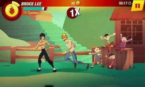 Gameplay screenshot from bruce lee enter the game for Android