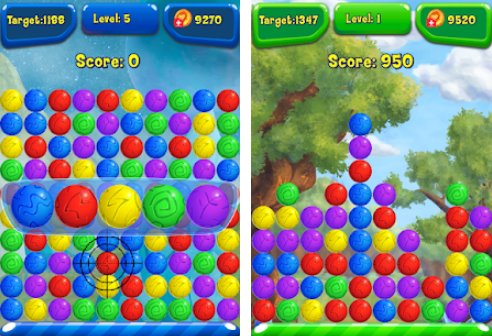 Gameplay screenshot from bubble breaker for Android